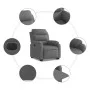 Sillón eléctrico reclinable elevable de tela gris oscuro de , Sillones - Ref: Foro24-3205005, Precio: 334,02 €, Descuento: %