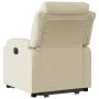 Sillón eléctrico reclinable elevable de tela color crema de , Sillones - Ref: Foro24-3205013, Precio: 371,68 €, Descuento: %