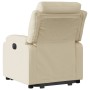 Sillón eléctrico reclinable elevable de tela color crema de , Sillones - Ref: Foro24-3205013, Precio: 345,31 €, Descuento: %