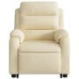 Sillón eléctrico reclinable elevable de tela color crema de , Sillones - Ref: Foro24-3205013, Precio: 371,68 €, Descuento: %