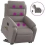 Sillón de masaje eléctrico reclinable elevable tela taupé de , Sillones - Ref: Foro24-3205024, Precio: 388,01 €, Descuento: %