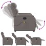 Sillón de masaje eléctrico reclinable elevable tela taupé de , Sillones - Ref: Foro24-3205024, Precio: 360,98 €, Descuento: %