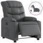 Sillón reclinable eléctrico de cuero sintético gris de , Sillones - Ref: Foro24-3206588, Precio: 259,33 €, Descuento: %