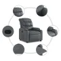 Grauer Power-Liegestuhl aus Kunstleder von , Sessel - Ref: Foro24-3206588, Preis: 261,76 €, Rabatt: %