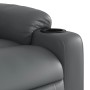 Sillón reclinable eléctrico de cuero sintético gris de , Sillones - Ref: Foro24-3206588, Precio: 259,33 €, Descuento: %