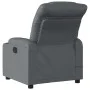 Sillón de masaje reclinable eléctrico cuero sintético gris de , Sillones - Ref: Foro24-3206595, Precio: 278,13 €, Descuento: %