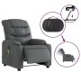 Sillón de masaje reclinable eléctrico cuero sintético gris de , Sillones - Ref: Foro24-3206595, Precio: 278,13 €, Descuento: %