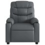 Sillón de masaje reclinable eléctrico cuero sintético gris de , Sillones - Ref: Foro24-3206595, Precio: 271,27 €, Descuento: %