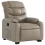 Sillón reclinable elevable cuero artificial color capuchino de , Sillones - Ref: Foro24-3206605, Precio: 298,24 €, Descuento: %