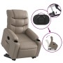 Sillón reclinable elevable cuero artificial color capuchino de , Sillones - Ref: Foro24-3206605, Precio: 282,64 €, Descuento: %