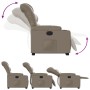 Sillón reclinable elevable cuero artificial color capuchino de , Sillones - Ref: Foro24-3206605, Precio: 282,64 €, Descuento: %