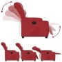 Sillón elevable eléctrico cuero artificial rojo de , Sillones - Ref: Foro24-3206618, Precio: 358,54 €, Descuento: %