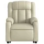 Sillón de masaje elevable eléctrico cuero sintético crema de , Sillones - Ref: Foro24-3205286, Precio: 369,74 €, Descuento: %