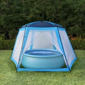 Carpa para piscina de tela azul 660x580x250 cm by vidaXL, Pool and spa accessories - Ref: Foro24-91576, Price: 170,14 €, Disc...