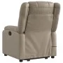 Sillón reclinable masaje pie cuero artificial color capuchino de , Sillones - Ref: Foro24-3205163, Precio: 336,05 €, Descuent...