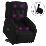 Sillón reclinable de masaje de pie cuero artificial negro de , Sillones - Ref: Foro24-3205271, Precio: 309,22 €, Descuento: %
