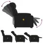 Sillón reclinable de masaje de pie cuero artificial negro de , Sillones - Ref: Foro24-3205271, Precio: 309,22 €, Descuento: %