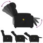 Sillón reclinable de masaje de pie cuero artificial negro de , Sillones - Ref: Foro24-3205271, Precio: 290,99 €, Descuento: %