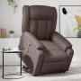 Sillón reclinable de masaje de pie de cuero sintético marrón de , Sillones - Ref: Foro24-3205273, Precio: 353,45 €, Descuento: %