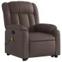 Sillón reclinable de masaje de pie de cuero sintético marrón de , Sillones - Ref: Foro24-3205273, Precio: 353,45 €, Descuento: %