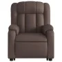 Sillón reclinable de masaje de pie de cuero sintético marrón de , Sillones - Ref: Foro24-3205273, Precio: 353,45 €, Descuento: %