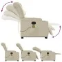 Cremefarbener Fußmassagesessel aus Kunstleder von , Sessel - Ref: Foro24-3206607, Preis: 334,77 €, Rabatt: %