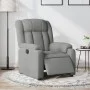 Sillón reclinable eléctrico tela gris claro de , Sillones - Ref: Foro24-3205292, Precio: 283,21 €, Descuento: %