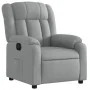 Sillón reclinable eléctrico tela gris claro de , Sillones - Ref: Foro24-3205292, Precio: 283,21 €, Descuento: %