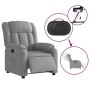 Sillón reclinable eléctrico tela gris claro de , Sillones - Ref: Foro24-3205292, Precio: 271,34 €, Descuento: %