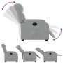 Sillón reclinable eléctrico tela gris claro de , Sillones - Ref: Foro24-3205292, Precio: 271,34 €, Descuento: %