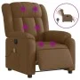 Sillón reclinable de masaje eléctrico tela marrón de , Sillones - Ref: Foro24-3205308, Precio: 286,53 €, Descuento: %