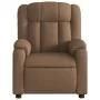 Sillón reclinable de masaje eléctrico tela marrón de , Sillones - Ref: Foro24-3205308, Precio: 286,53 €, Descuento: %