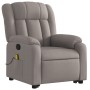 Sillón reclinable de masaje elevable tela gris taupé de , Sillones - Ref: Foro24-3205336, Precio: 313,91 €, Descuento: %