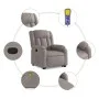 Sillón reclinable de masaje elevable tela gris taupé de , Sillones - Ref: Foro24-3205336, Precio: 339,05 €, Descuento: %