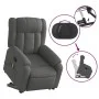 Silla de masaje reclinable de pie de tela gris oscuro de , Sillones - Ref: Foro24-3205329, Precio: 305,11 €, Descuento: %