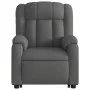 Silla de masaje reclinable de pie de tela gris oscuro de , Sillones - Ref: Foro24-3205329, Precio: 305,11 €, Descuento: %