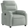 Sillón reclinable eléctrico de terciopelo gris claro de , Sillones - Ref: Foro24-3205070, Precio: 245,88 €, Descuento: %