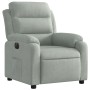Sillón reclinable eléctrico de terciopelo gris claro de , Sillones - Ref: Foro24-3205070, Precio: 241,99 €, Descuento: %