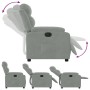 Sillón reclinable eléctrico de terciopelo gris claro de , Sillones - Ref: Foro24-3205070, Precio: 241,99 €, Descuento: %