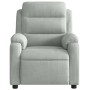 Sillón reclinable eléctrico de terciopelo gris claro de , Sillones - Ref: Foro24-3205070, Precio: 241,99 €, Descuento: %