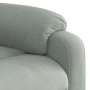 Sillón reclinable eléctrico de terciopelo gris claro de , Sillones - Ref: Foro24-3205070, Precio: 241,99 €, Descuento: %