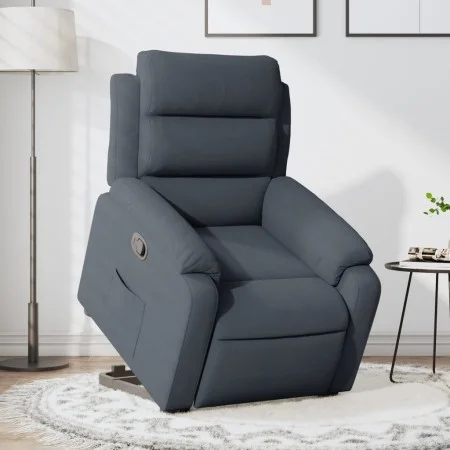 Sillón reclinable elevable terciopelo gris oscuro de , Sillones - Ref: Foro24-3205093, Precio: 316,51 €, Descuento: %