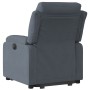 Sillón reclinable elevable terciopelo gris oscuro de , Sillones - Ref: Foro24-3205093, Precio: 296,91 €, Descuento: %