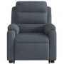 Hochklappbarer Liegesessel aus dunkelgrauem Samt von , Sessel - Ref: Foro24-3205093, Preis: 316,51 €, Rabatt: %