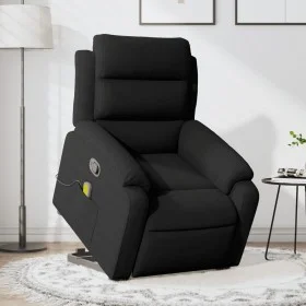 Sillón reclinable de masaje elevable terciopelo negro de , Sillones - Ref: Foro24-3205109, Precio: 303,17 €, Descuento: %