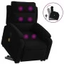 Sillón reclinable de masaje elevable terciopelo negro de , Sillones - Ref: Foro24-3205109, Precio: 303,17 €, Descuento: %