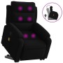Sillón reclinable de masaje elevable terciopelo negro de , Sillones - Ref: Foro24-3205109, Precio: 292,66 €, Descuento: %