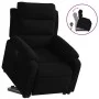Sillón reclinable elevable terciopelo negro de , Sillones - Ref: Foro24-3205098, Precio: 282,08 €, Descuento: %
