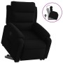 Sillón reclinable elevable terciopelo negro de , Sillones - Ref: Foro24-3205098, Precio: 269,12 €, Descuento: %