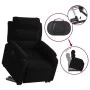 Sillón reclinable elevable terciopelo negro de , Sillones - Ref: Foro24-3205098, Precio: 282,08 €, Descuento: %